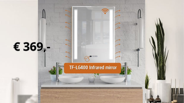 <h2></h2><h2></h2><h2></h2><h2>Infrarood spiegel met LED verlichting</h2>