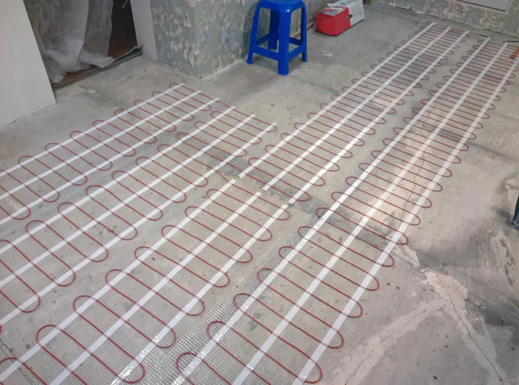 The benefits of electrical infrared floor heating for a tiled floor