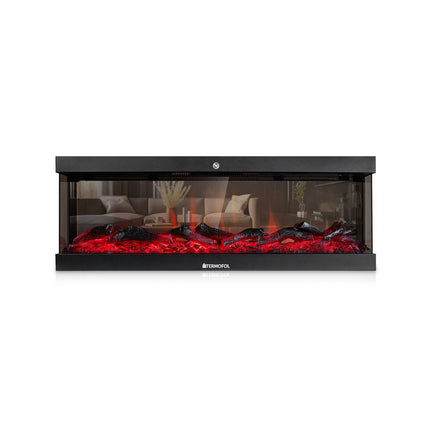 Termofol 1324 built -in electric fireplace - modern heat solution for any interior