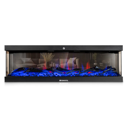 Termofol 1324 built -in electric fireplace - modern heat solution for any interior