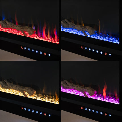 Termofol 1326 Electric fireplace | Built-in model with realistic flame effect &amp; Wi-Fi operation