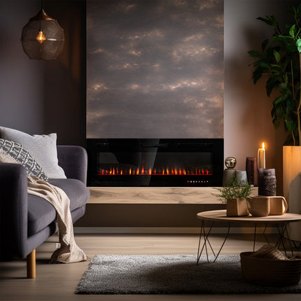 Termofol 1326 Electric fireplace | Built-in model with realistic flame effect &amp; Wi-Fi operation