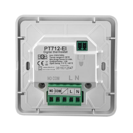 Elektrobock thermostaat ELB-PT712