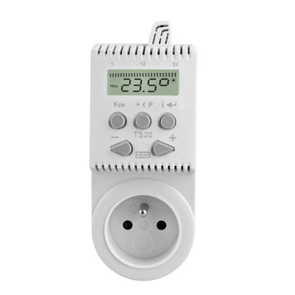 Elekrobock plug-in thermostat ELB-PI20-BE