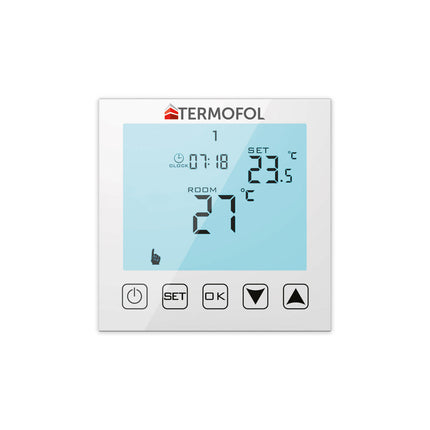 Termofol TF-H1-White – Programmeerbare Thermostaat voor Elektrische Verwarming