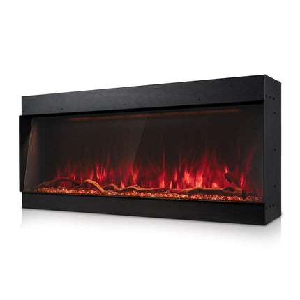 Termofol TF-EF-F-1S electric fireplace-Modern built-in model with realistic flame effect