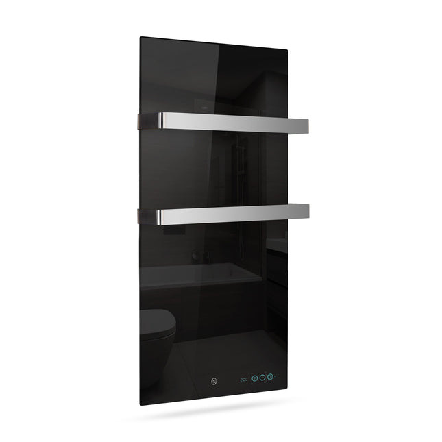 Termofol TF-LB800 Zwart Glas Infrarood Handdoekdroger Place4shop