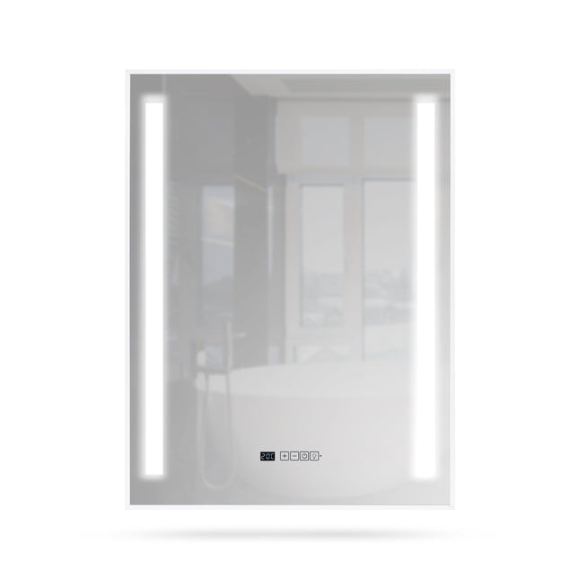 TF-LG400 infrared mirror with LED lighting and built-in thermostat.