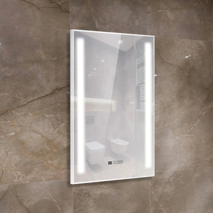TF-LG400 Infrarood spiegel met LED verlichting en ingebouwde thermostaat. Place4shop