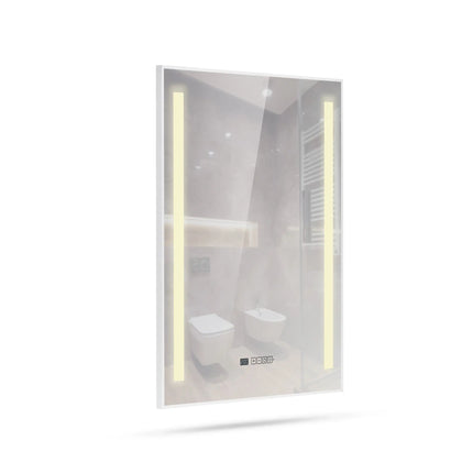 TF-LG400 Infrarood spiegel met LED verlichting en ingebouwde thermostaat. Place4shop